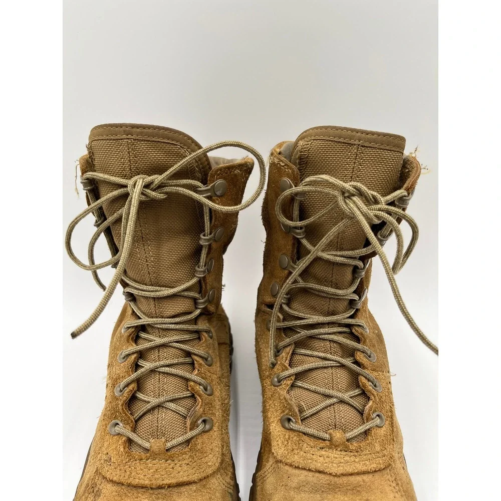 Rocky S2V Flight Combat Boots Mens 10 Coyote Brown Good Tactical Suede